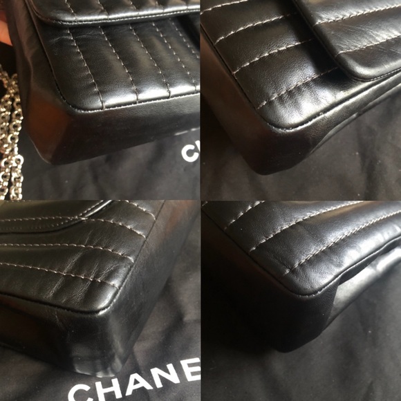 SOLD**Chanel Classic Vertical Double Flap - Picture 7 of 8